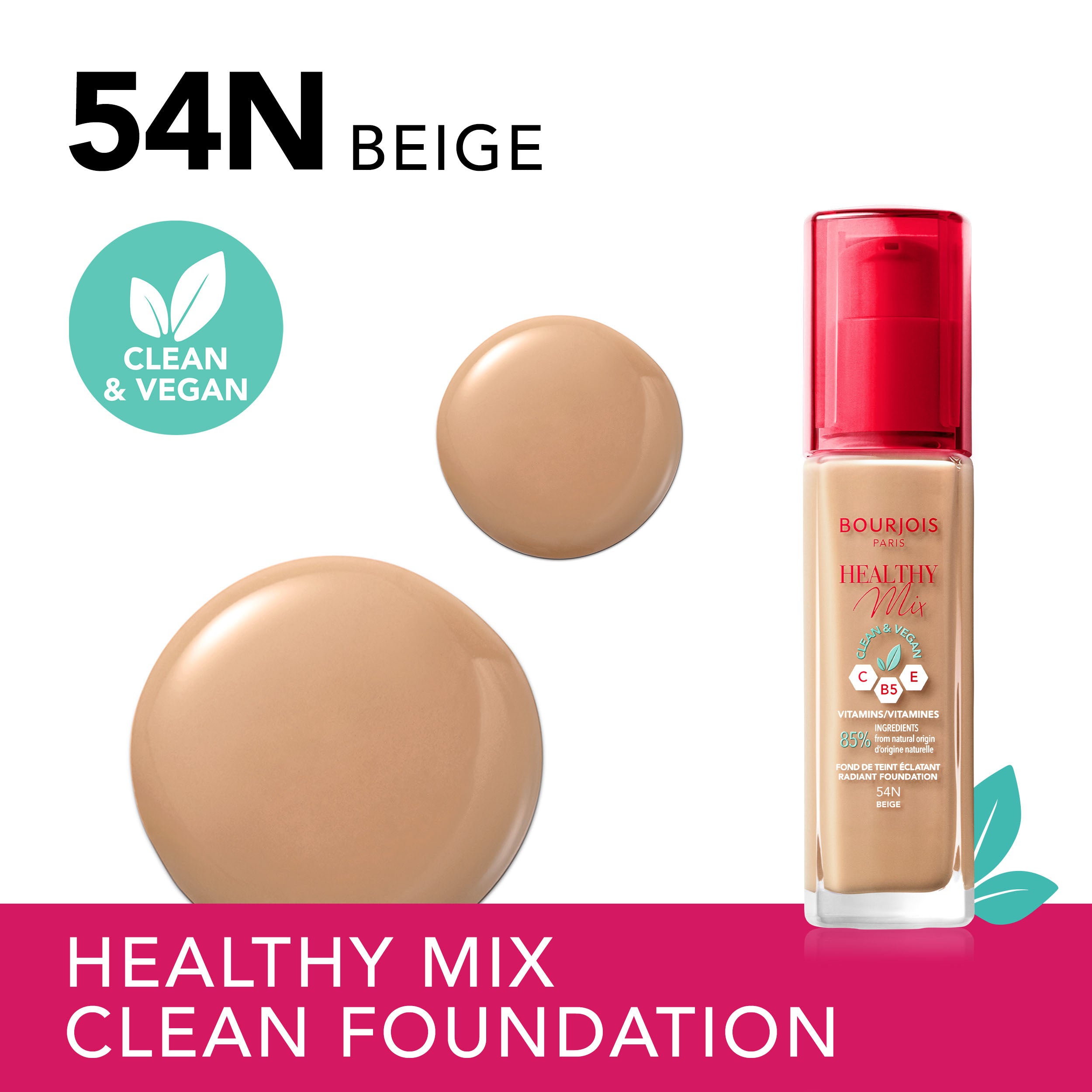 Healty mix clean foundation . 54N