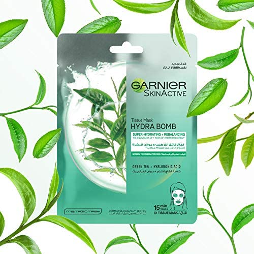 Green Tea Hydrating Face Tissue Mask for Normal to Oily skin