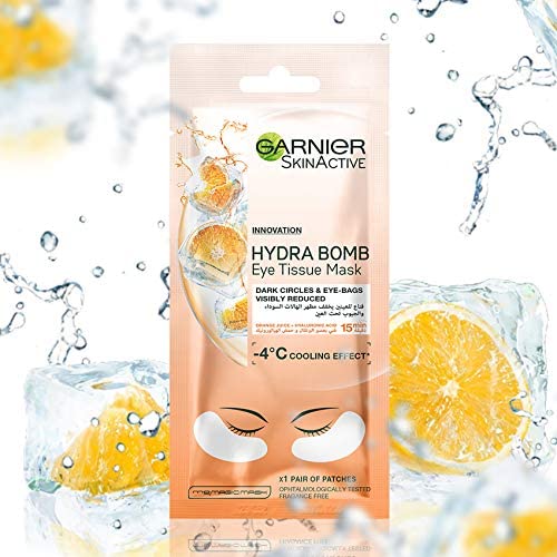Anti-dark circles Orange Juice Hydrating Eye Tissue Mask