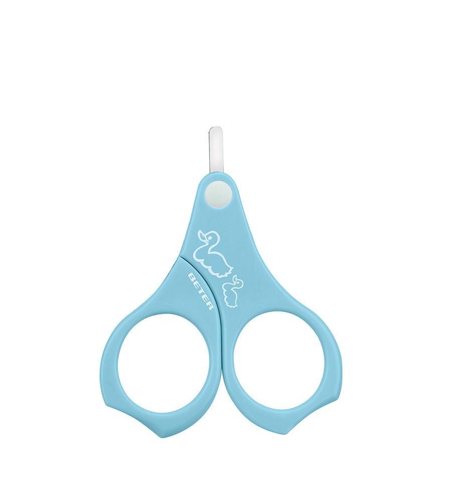 Special scissors for babies, blunt tip
